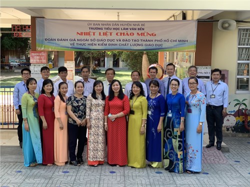 TH Lâm Văn Bền - Đón đoàn kiểm định chất lượng giáo dục